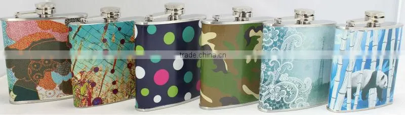Jagermeister stainless steel hip flask gift set
