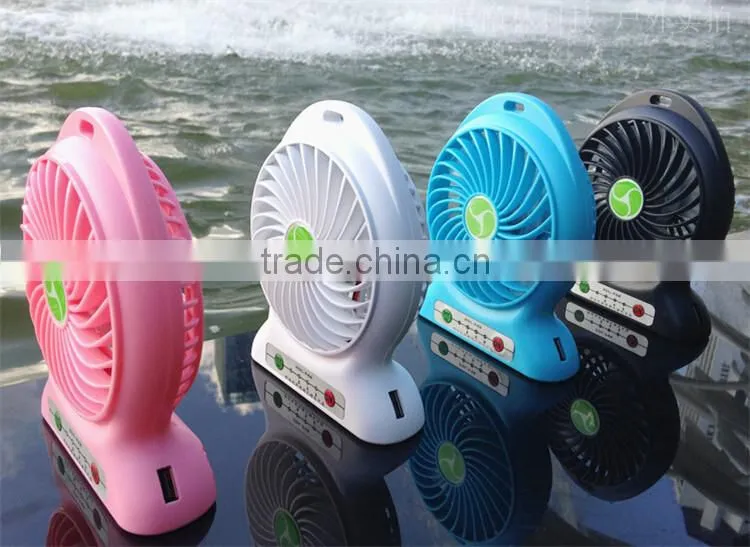 3 Speed Promotion Portable USB Mini Fan Handheld Cooler Cooling Fan Rechargeable Battery