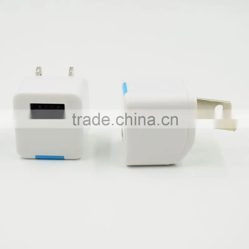 custom new product 5V/1A foldable mobile phone portable usb travel charger