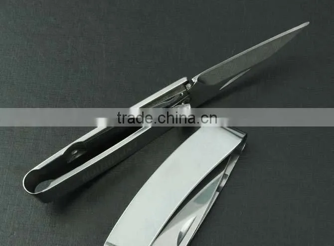 OEM hot selling folding knife Logo Print 440C steel knife UD401932