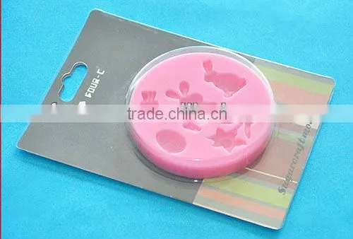 3D silicone cake decorating moulds,easter fondant and gum paste moulds,embossing moulds
