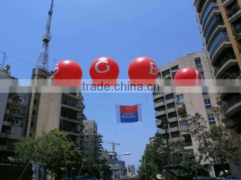 2015 the best selling product inflatable floating advertising balloon / inflatable advertising balloon ball for promotion