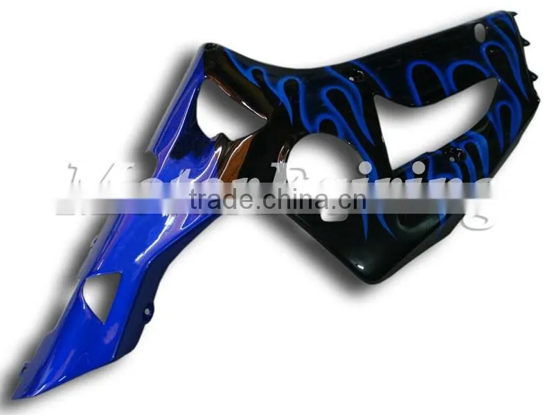 Fairing Kits for Kawasaki Ninja ZX6R 2003 2004 ZX 6R 03 04 ABS Injection mold zx6r 03 04 Body Kits Blue Black