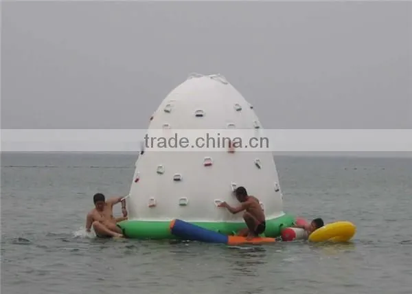 2016 Hot sale inflatable iceberg, inflatable iceberg water toy