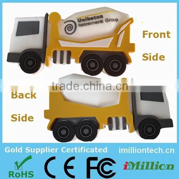 custom made memory usb mixer truck