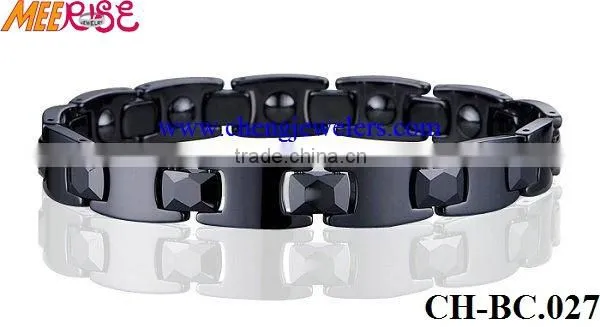 Gift bracelet/friendship bracelets for sale/black ceramic bracelet,add logo