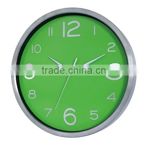 12 inch wall mounting decorative metal clock