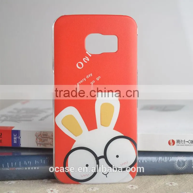 Printing Service PC Case Design Mobile Phone Back Cover For Samsung S6.