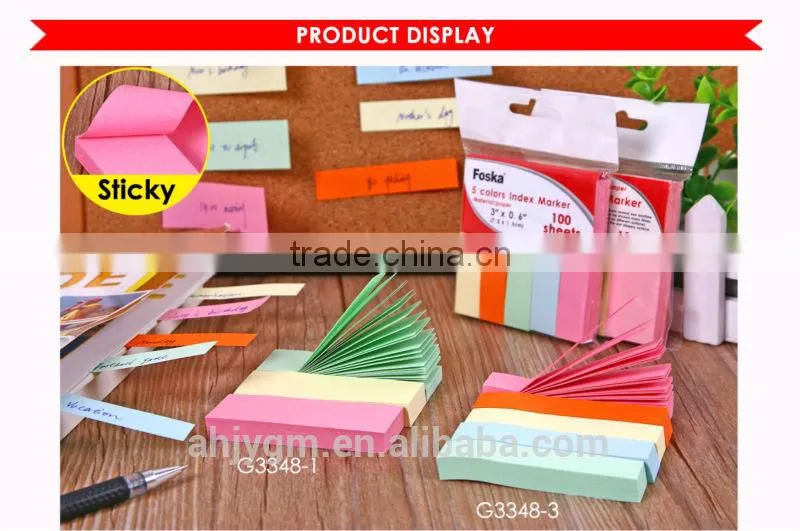 Different Colors Offset Paper Index Marker/sticky/Memo note.