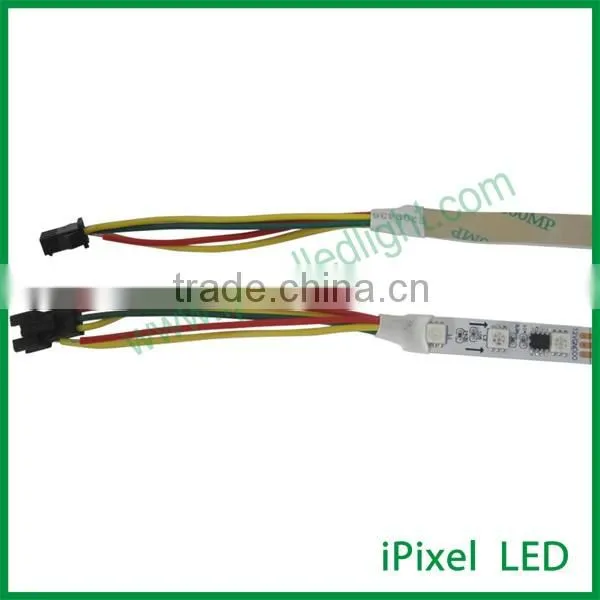 60 leds ws2811 high bright DC12v led strip warm white led strip spi