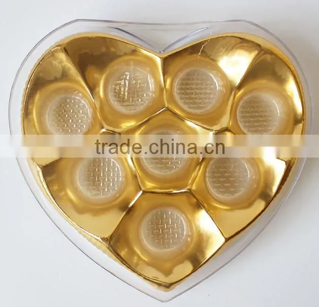 wholesale heart shape plastic box