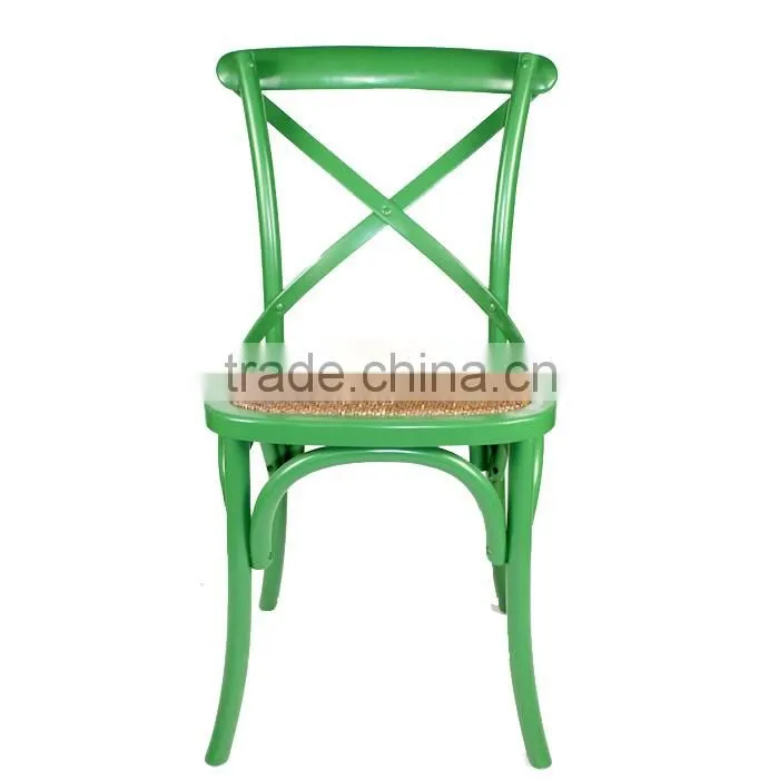 Wholesale antique oak wood high back dining chair with backrest