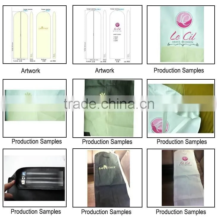 Suit cover bag foldable wedding dress garment bag packaging suit bag