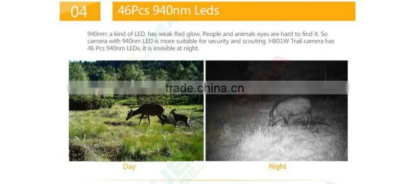 hunting camera for wholesales hunting camera gprs H801W 2016