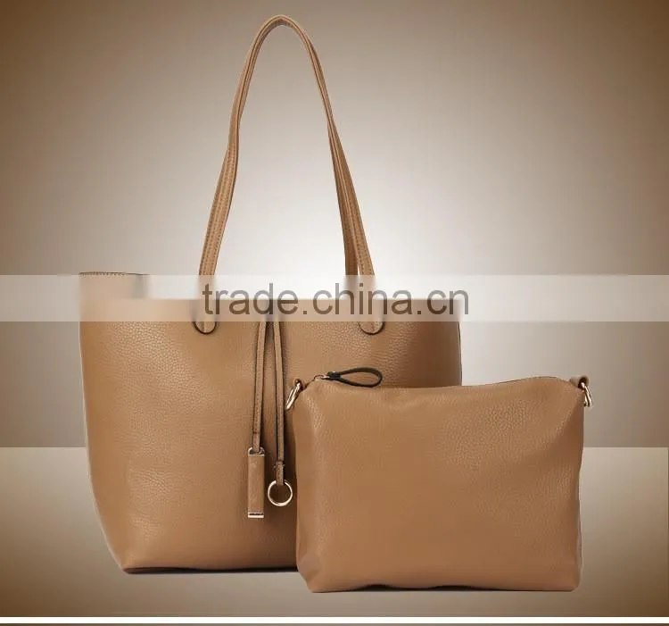 Guangzhou factory bulk the fashion set handbag for lady