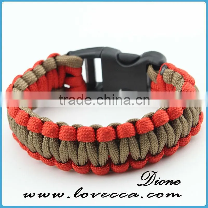 Different survival paracord bracelets weaves style Christmas Parocord bracelet