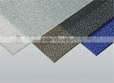 Polycarbonate embossed sheet/Raindrop embossed sheet/polycarbonate sheet/embosed sheet