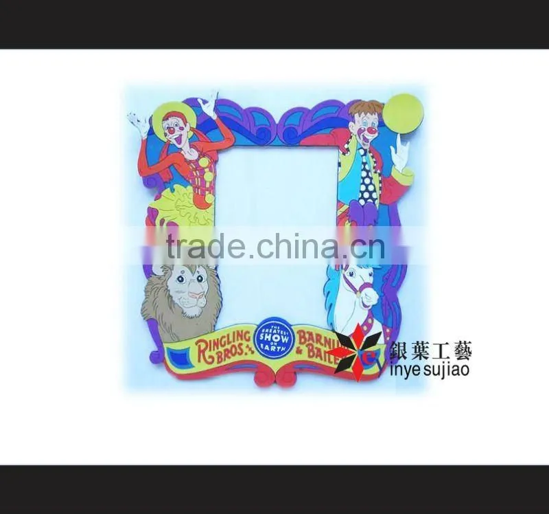 soft pvc Photo Frame with animal design