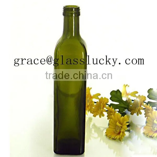 250ml glass olive oil bottles square 250ml oil bottle