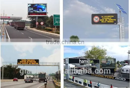 2016 Hot Sale Changeable Variable Message signs P20 Variable Message signs