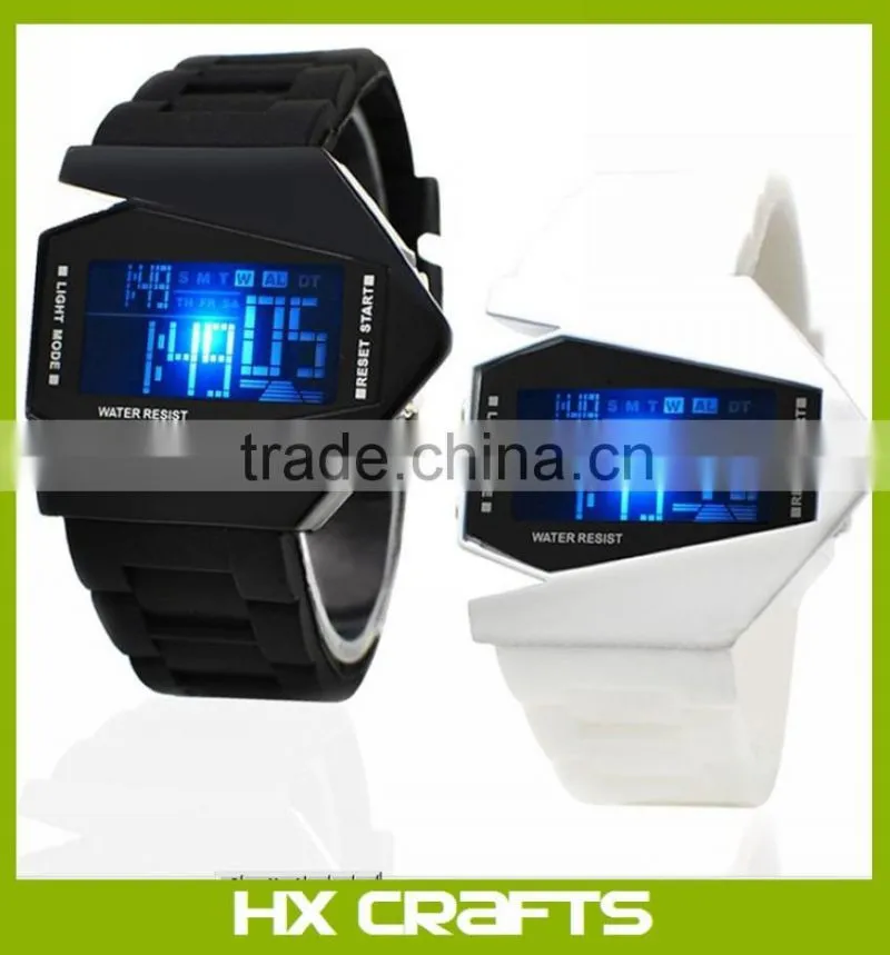 New arrival products silicone colors digital LED watch design your own wristbands water resistant men led watch