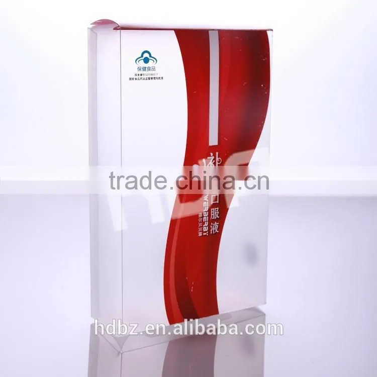 high quality frosted twill pp plastic box packaging with full color printing