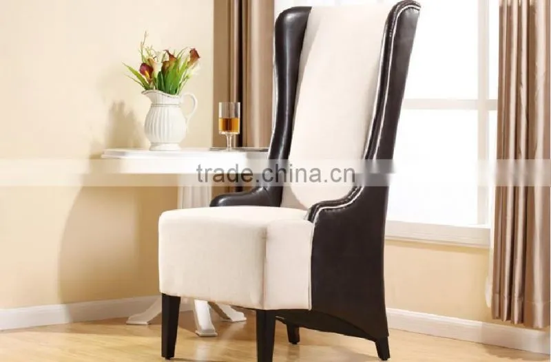 high back wooden dining chair for sale lobby furniture TC4004