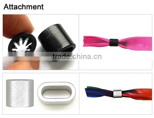 cheap custom festival event fabric wristbands