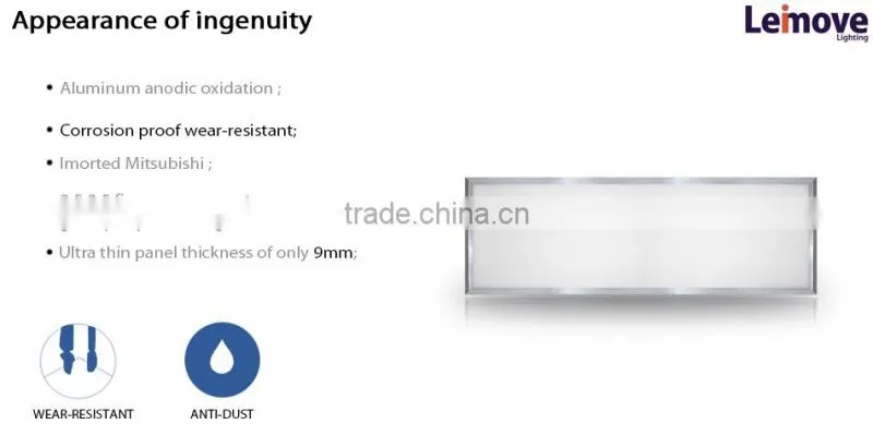 2015 new design 72w 1200mm x 600mm led panel light