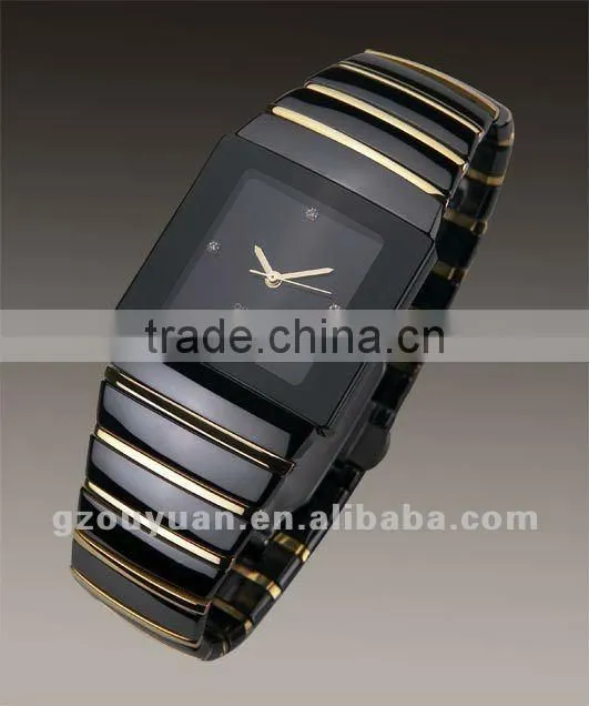 2012 hot sell fashion tungsten for gentlemen's wristwatches