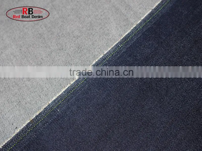 wholesale blue cotton denim fabric with low price for boy's pants