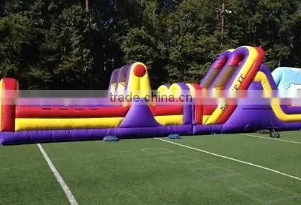 Inflatable slide with obstacles JFOC-306