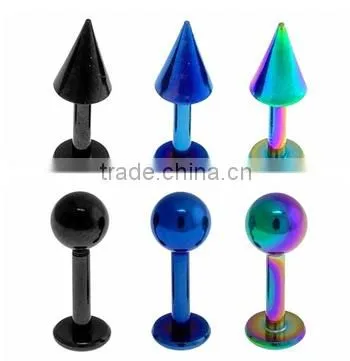 the internal threaded Monroe piercing jewelry monroe lip ring & labret ring