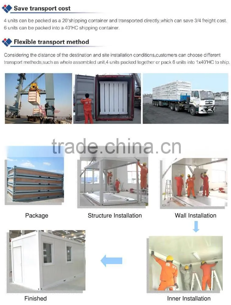 portable toilet with flat pack house