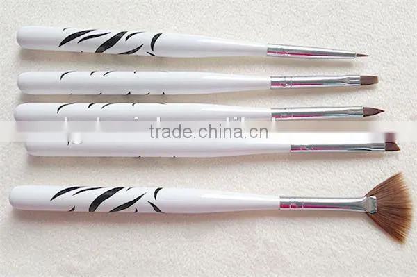 3pcs Red fashion makeup Nail art brush