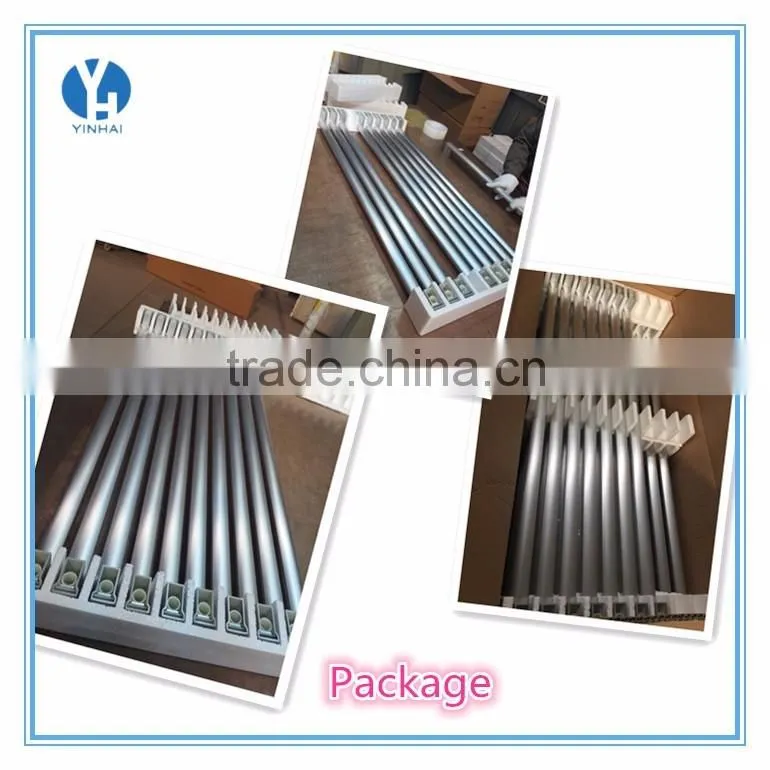 Aluminum refrigerator door handles