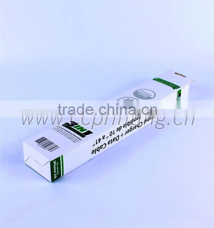 Custom paper box USB cable paper box packaging