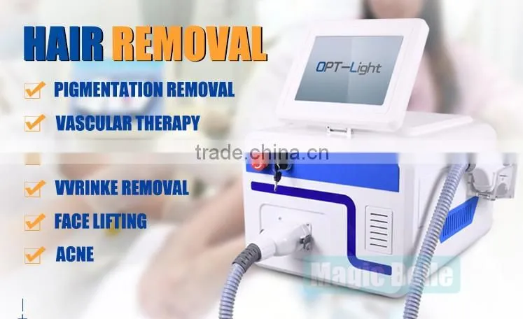 Portable OPT SHR IPL hair removal machine skin rejuvenation acne remove beauty equipment