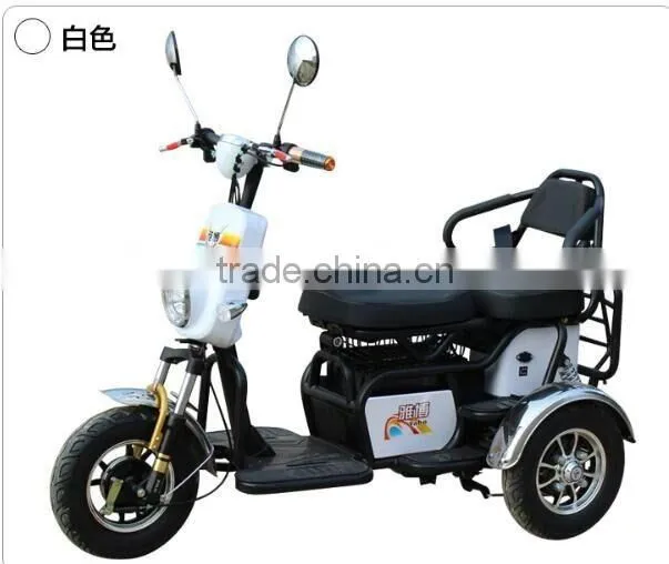 2016 direct factory price 48v 650w 20ah battery electric tricycle adults