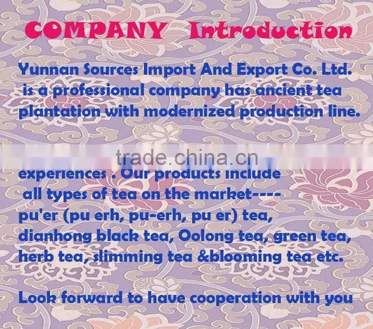 Customer Order Loose Leaf Tea Yunnna Big Leaves Black Tea