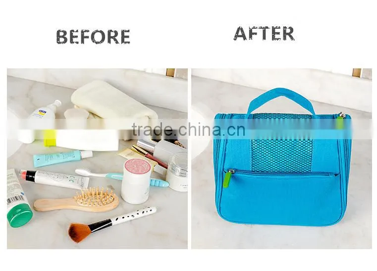 New Camping Travel Cosmetic bag Case Toiletry Makeup Bag Zipper Organizer Pouch Waterproof Hanging bag