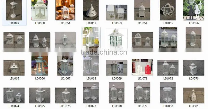 classic house shape indoor decorative cheap candle lantern for sale