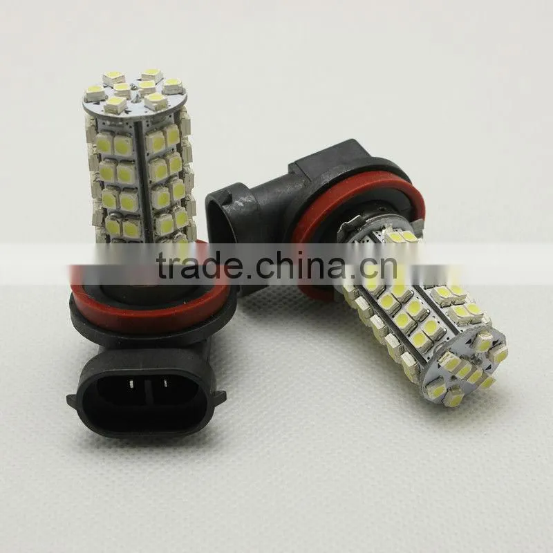 Car 68 LED SMD Xenon-White Bulbs H4 Fog Light 12V