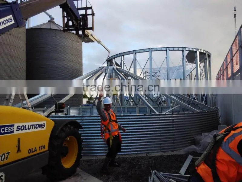 fumigation silo metal bolt bins maize storage tank