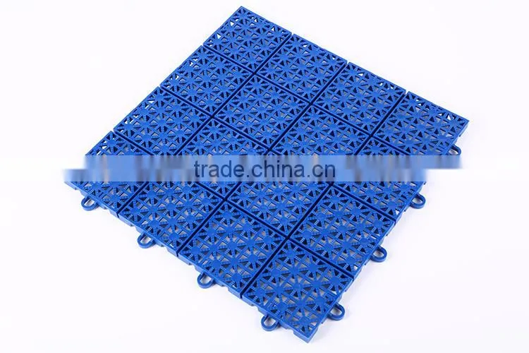 Easy clean anti-slip and fluid drainage PP swimming pool mat