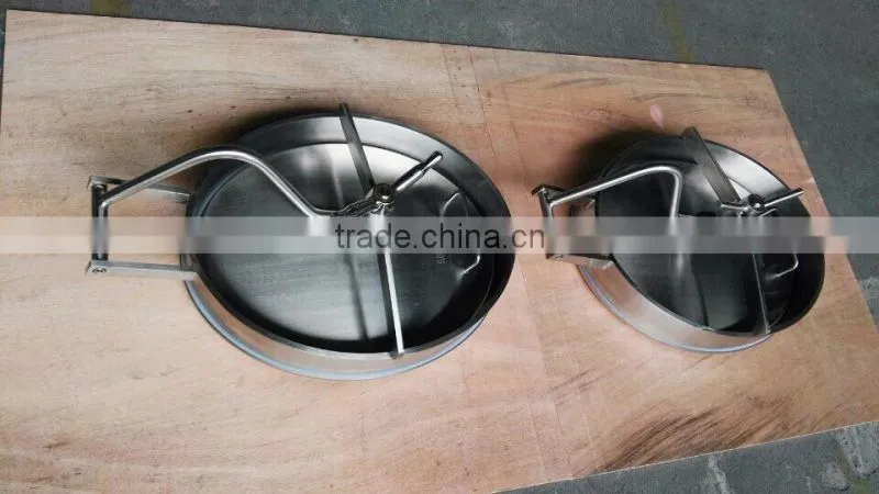 size DN300-1000 stainless steel sanitary manway door