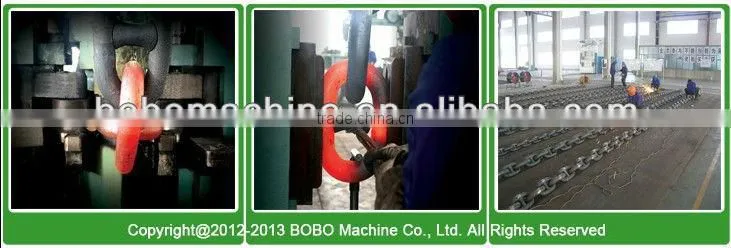 Automatic anchor chain making machine