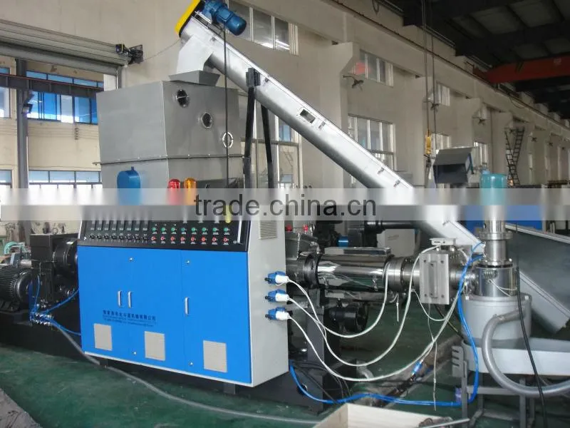PE PP Plastic film granulator / waste film pelletizing machine