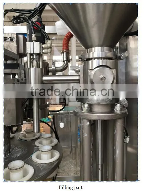 SGF-50 Fully Automatic plastic laminated tube filling & sealing machine with PLC and touch screen control