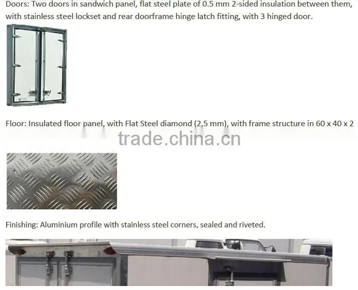 small refrigeration units for trucks livestock isothermal van box